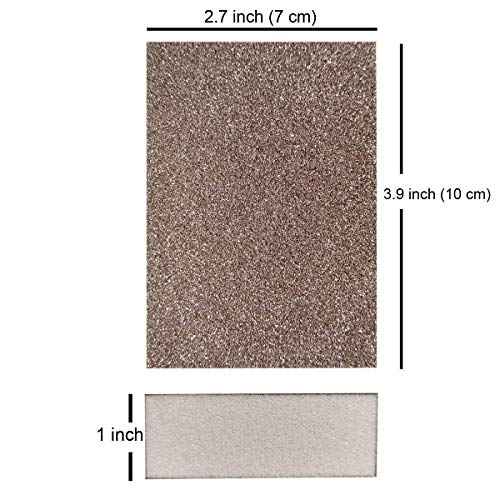 10 Pack 80 Grit Sanding Sponge, Washable and Reusable Sanding Blocks Great for Pot, Pan, Glass, Wood, Metal Sanding