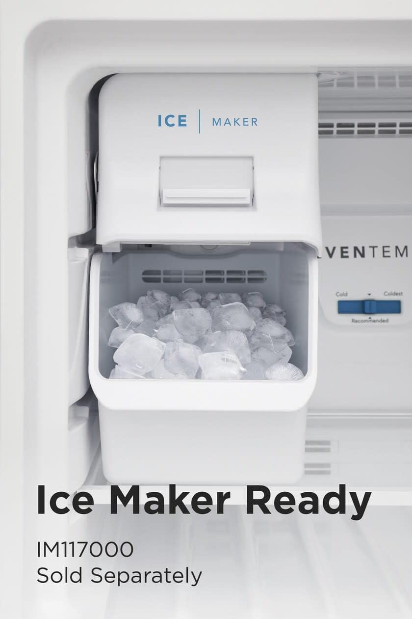 Frigidaire FFTR1814W 30 Inch Wide 18.3 Cu. Ft. Top Freezer Refrigerator with Crisper Bins and Ice Maker Ready - White