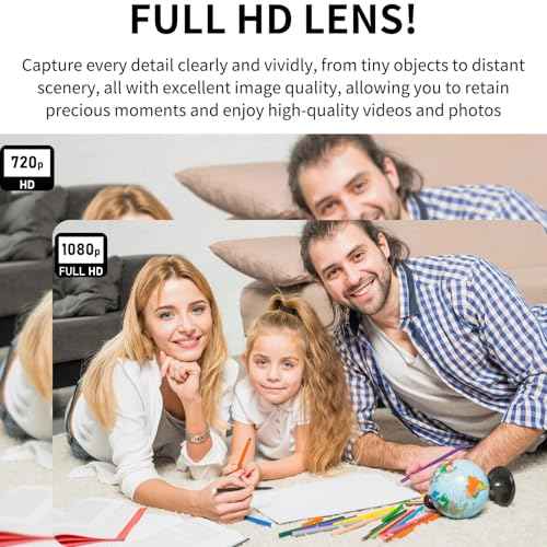 Hidden Camera Car Key - Portable Spy Camera Mini HD 1080P Nanny Cam Hidden Keychain Camera with Night Vision, Motion Detection£¬Loop Recording -Surveillance & Security Cameras