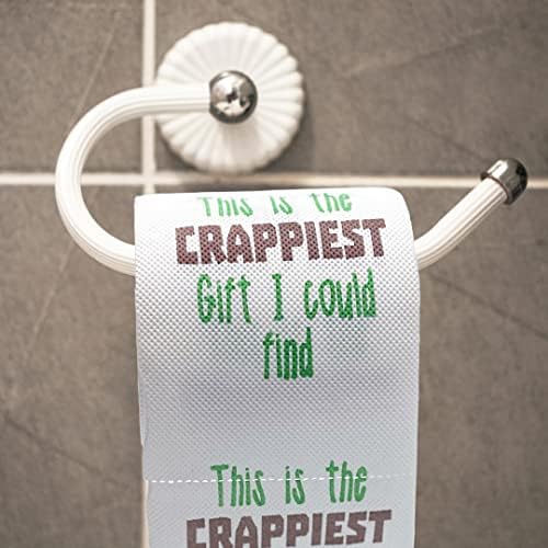 Island Dogs Crappiest Gift Novelty Toilet Paper 3-Ply and Septic Safe - Funny Joke Toilet Paper - Great Bathroom Humor, and Fun for Gags, Pranks, Office Gifts