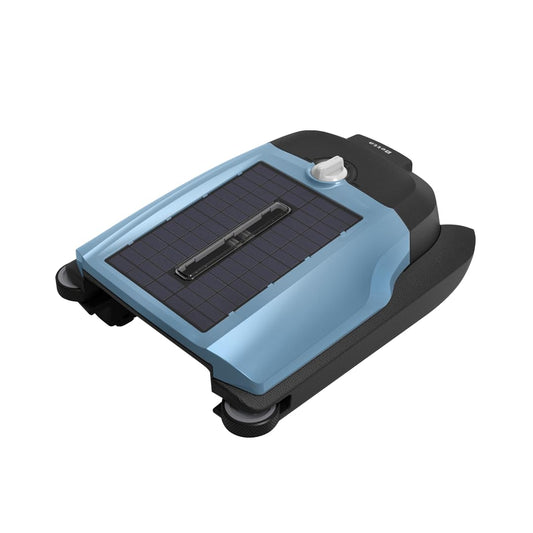 Betta Flex Solar-Powered Robotic Pool Skimmer – Cordless with Dual Cleaning Modes, Soft-Touch Pool Protection. Compatible with Infinity Edge, In-Ground & Above-Ground Pools (Blue)