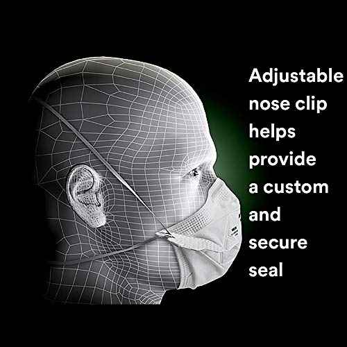 3M N95 Disposable Respirator, Pack of 50, VFlex Particulate Respirators, NIOSH Approved