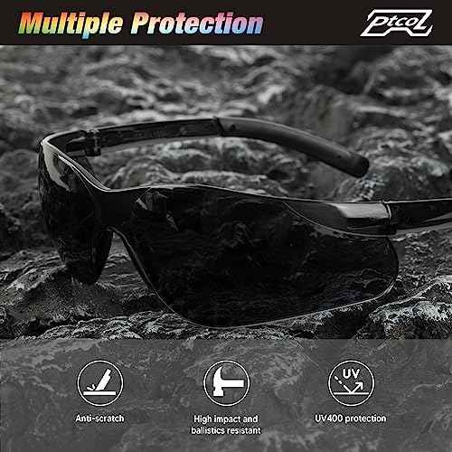 24 Pack of Smoke Safety Glasses Bulk ANSI Z87.1 Scratch Resistant Polycarbonate Tinted Protective Eyewears for Women Man Lab Goggles UV Protection