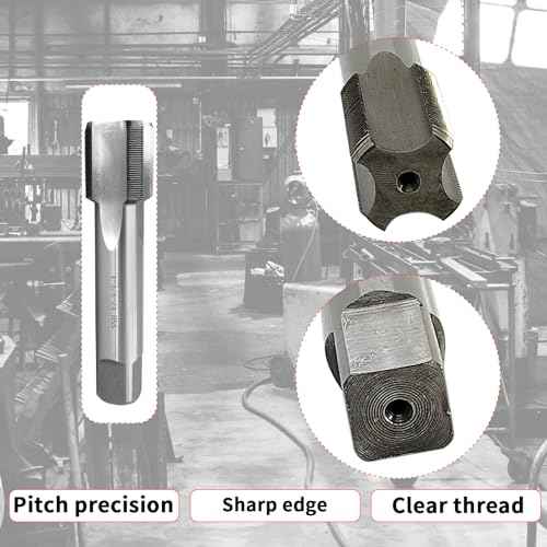 1-3/8"-24 Tap UNS Right Hand Straight Flute Thread Tap Machine Tap Nominal Diameter 1-3/8" Thread Per Inch 24 Fin Thread Tolerance Grade 2B Tapping Thread High Speed Steel HSS