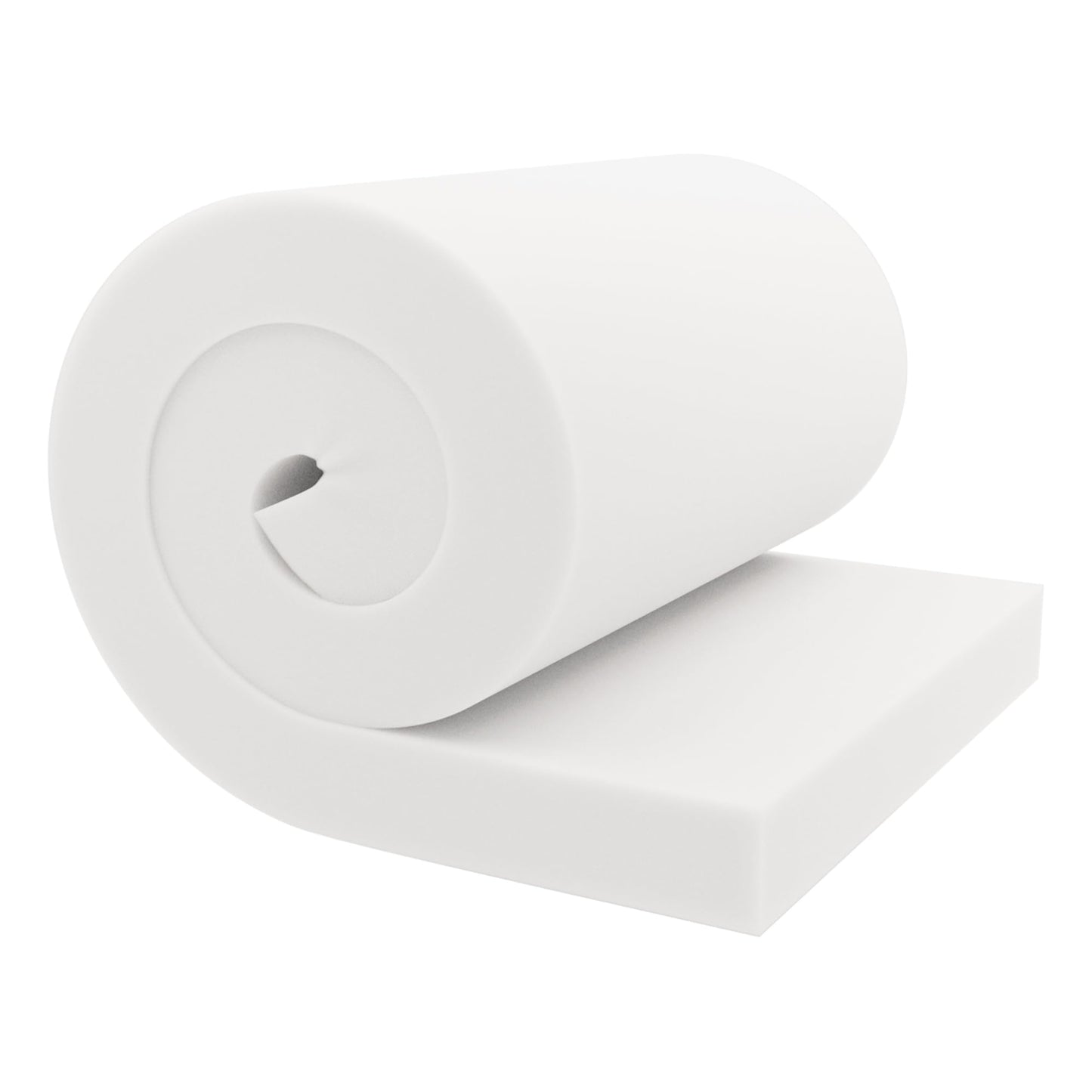GoTo Foam 3" Height x 24" Width x 72" Length 36ILD (Semi-Firm) Upholstery Cushion Made in USA