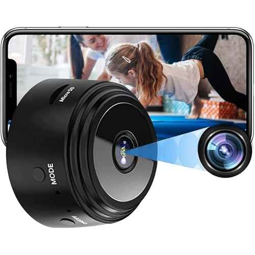 Thcbme Spy Camera Hidden Camera, 1080P HD WiFi Camera - Mini Nanny Cam with Night Vision & Motion Detection - Indoor/Outdoor Wireless Cameras for Home, Car, Baby & Pet Monitoring