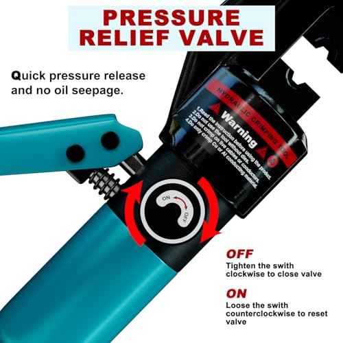 Hydraulic Crimping Tool Kit-10 Tons 12 AWG to 2/0 AWG for Wire Battery Cable Lug, Terminal Crimper Tool with 9 Die Sets, 1/8¡± Wire Rope Crimping Tool