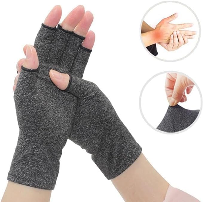 2 Pairs Bamboo Arthritis Gloves for Men Women,Compression Glove,Premium Bamboo Gloves,Compression Gloves for Arthritis