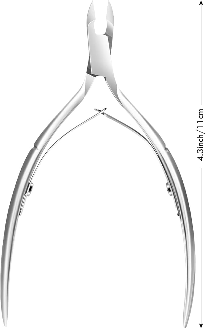 Cuticle Trimmer Cuticle Nippers, Durable Cuticle Cutter, Salon Toe Nail Cuticle Clippers, Stainless Steel Cuticle Remover Cuticle Scissor, Pedicure Manicure Tools for Fingernails and Toenails