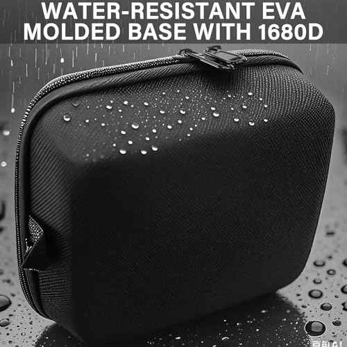 HAUTMEC Utility Tools Organizer Set, 2 Pcs Portable EVA Hard Storage Case with Clear Top Window, Double Zipper, Water-Resistant 1680D Material ? HT0403
