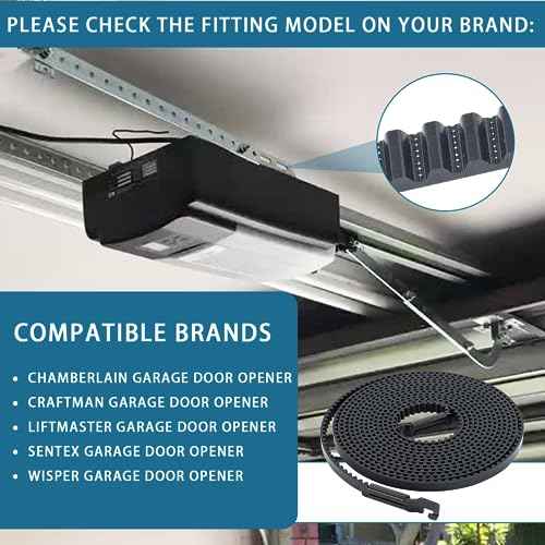41A5250-1 Drive Belt for 8ft High Garage Doors, 261'' Garage Door Openers Belt 041A5250-1,Replacement Belt Compatible with Some Liftmaster/Chamberlain Belt Drive Garage Door Opener
