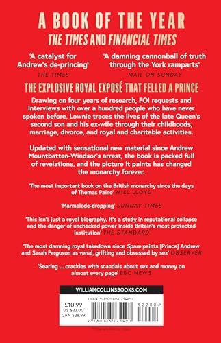 Entitled: Read the full story of Andrew Mountbatten-Windsor and Sarah Ferguson’s fall in the Sunday Times bestselling ‘most devastating royal biography ever written’ (Daily Mail)