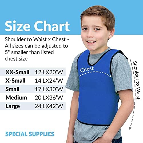 Sensory Compression Vest for Kids Sensory Processing Disorder Vest Breathable, Form-Fitting, Kids