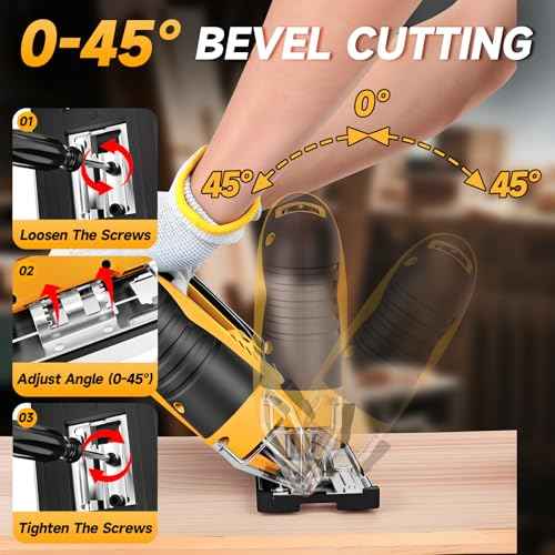 Jig Saw Compatible with Dewalt 20V Max Battery (No Battery), Cordless Jig Saw Brushless Jigsaw Tool with LED Light, 0¡Æ- 45¡Æ Bevel Cuts, 3 Orbital Settings for Straight/Curve/Circle Cutting