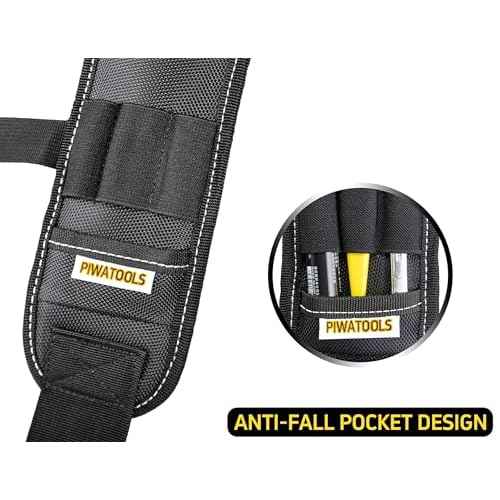 Professional 7-Piece Carpenter Electrician Tool Belt with Soft Padded Suspender for Men£¬Heavy Duty Construction, 35 Pockets£¬36"-50" (1, Black Suspender 1Pcs)