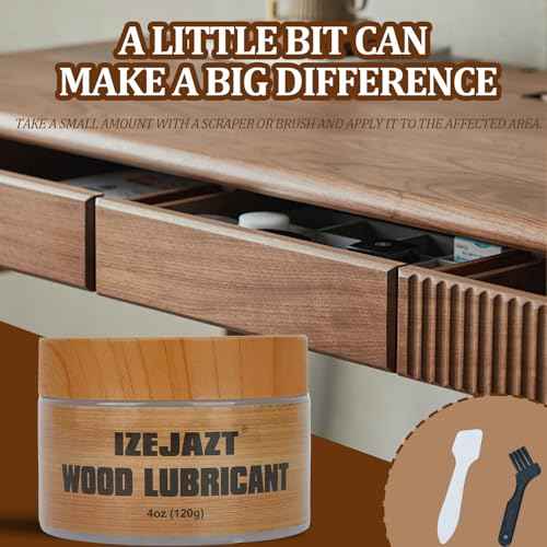 Drawer Wax£¬Multi - Purpose Paste Wax and Lubricant for Wood Furniture, Doors and Drawers - Wood Wax, Door Hinge Lubricant, Wood Drawer Lubricant(4 Oz)