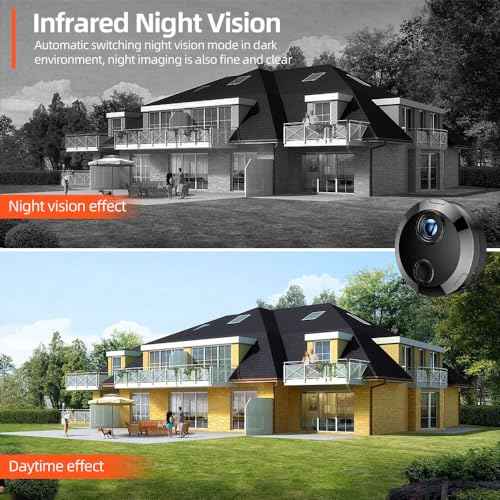 2K HD WiFi Security Camera -Hidden Cameras - WiFi Camera - Spy Cam-Indoor Nanny Cam -Surveillance Cameras with Motion Detection and Night Vision - Home Security for with App