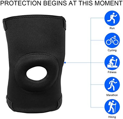Nvorliy Plus Size Knee Compression Sleeve, Knee Brace for Large Legs Medical Support for Knee Pain Relief, Arthritis, Sports Exercise, Injury & Post-Surgery Recovery, Fit Men and Women (2XL)