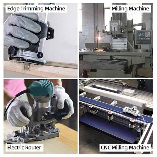 Compression-Cut Spiral Flush Trim Router Bit for Wood 1/4" Shank Solid Carbide CNC Woodworking Tool Precision Cutting, Edge Trimming, Flush Cut, Router Bit Set