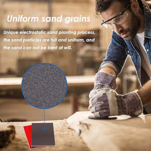 22Pcs 320-2500 Grit Sanding Sponge Set, Ultra Fine Sanding Pads Soft Foam Sanding Block Wet Dry Sandpaper for Wood, Metal, Wall Polish