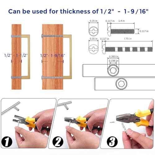 Ravinte 20 Pack Solid 5 Inch Kitchen Square Cabinet Handles Champagne Bronze Cabinet Pulls Dresser Drawer Pulls Kitchen Cupboard Hardware Handles