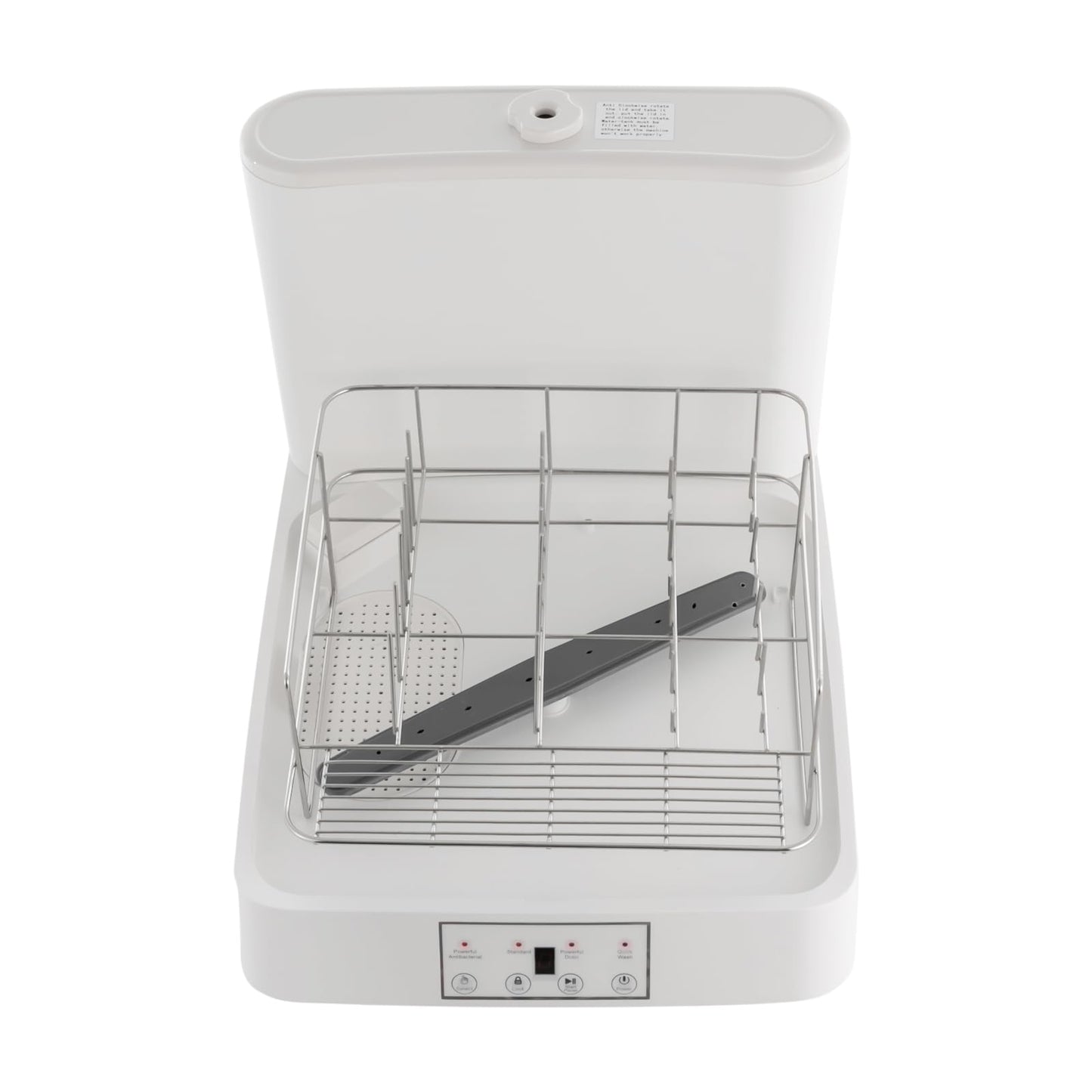 Portable Countertop Dishwasher, Automatic Dishwashing w/6 Programs & 5L Tank, Tabletop Small Dishwasher for Apartments & RV, 3 Washing Programs, 360° Dual Spray, 149℉ High-Temp& Air-Dry Function