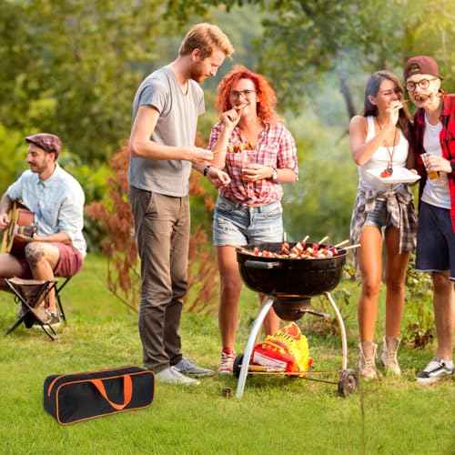 Angoily Grill Utensil Storage Bag BBQ Tool Storage Bags Grilling Accessory Grilling Tools L-Bag for Utensil Carry Outdoor Camping Barbecue Extra Largre Capacity Box