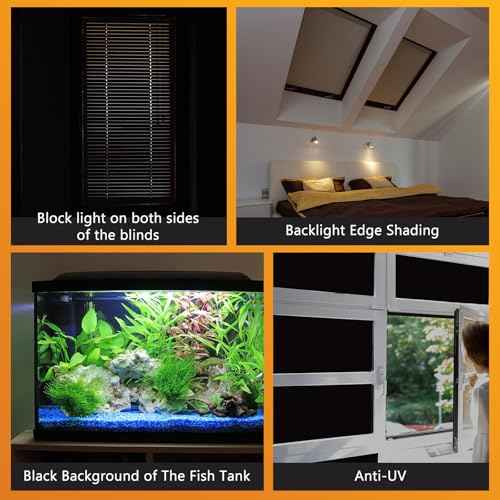 Full Blackout Tape - 1.18in x 66ft - Blocks Light for Electronics, LED Indicators, Window Shading and Lamp Strips - Dimming Backlight Sheet - Shield Glare and Create Darkness - 100% Coverage.