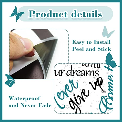 Inspirational Quotes Motivational Sayings Vinyl Peel & Stick Wall Decals for Women, Adults, Bedroom, Living Room, Office, Bathroom