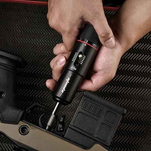 EPAuto Manual Wrench Screwdriver for Firearms | Bike Gears, 10-65 in/Lbs - 10 Bits, Black