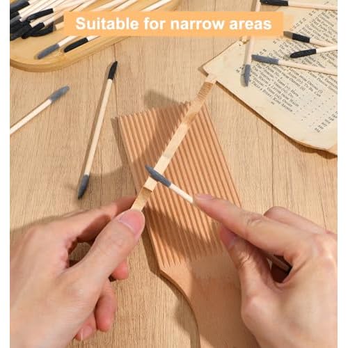 Sanding Pen, 20 Pcs Sanding Stick for Precise Reach, Gaps, Car, Tight Spaces