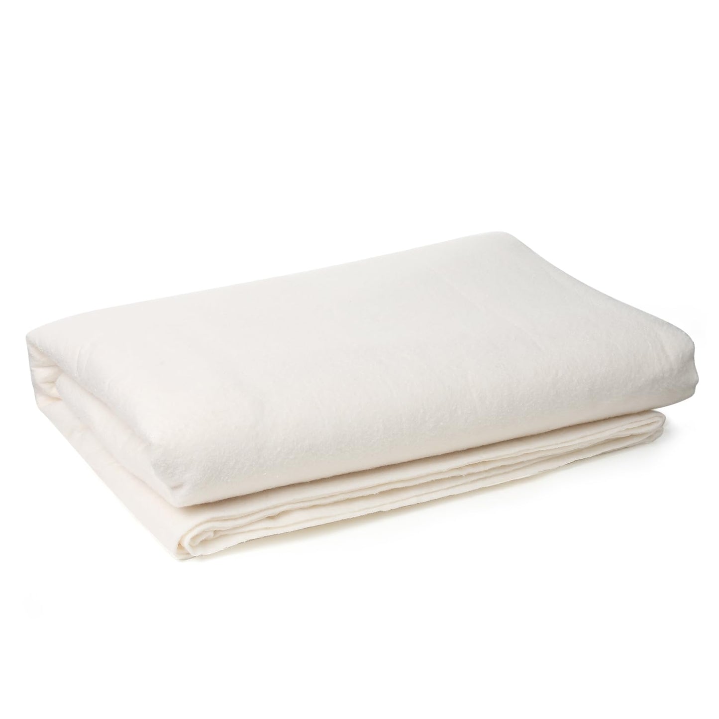 Zipcase 47 Inches X 59 Inches Queen Size Warm Soft Natural Cotton Batting for Quilts Quilting & Craft