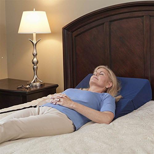Drive Medical Folding Bed Wedge, 12 Inch (Pack of 1) Blue