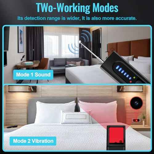 Hidden Camera Detectors, Anti-Spy Camera Finder Detector, Bug Detector, GPS Hidden Camera Detectors, Tracking Device Detectors, Camera Detector for Hotels, Home, Airbnb, Office (X13)
