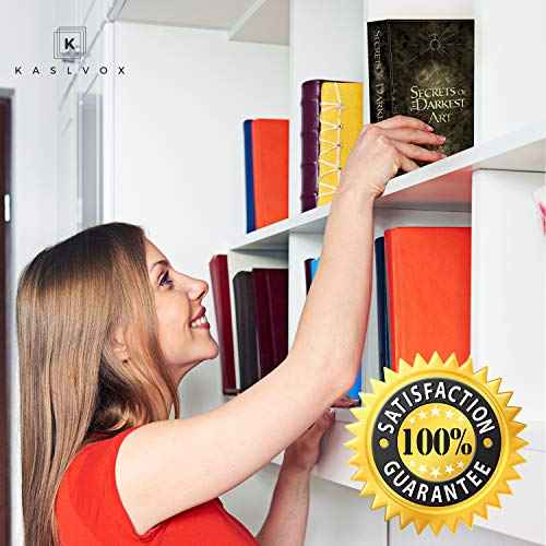 Fake Book Box - Small Safe Box with Combination Lock - Hidden Safe in Plain Sight - Diversion Safes - Secret Safes (Darkest Art) (Large)