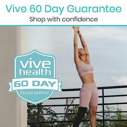 Vive Full Leg Compression Sleeves for Men & Women (Pair) - Knee, Calf, & Thigh Support Brace Wrap for Basketball, Football, Wrestling - Footless Long Running Accessories for Shin Splints (Medium)
