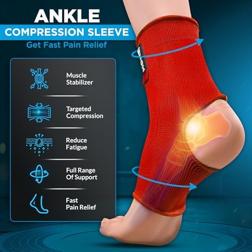 WYOX Women, Men, and Youth - Plantar Fasciitis Brace, Ankle Support Brace for Men, Workout and Sports Ankle, Perfect for Stability and Support in All Activities