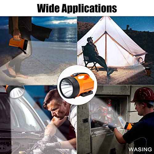 10 Watt 1000 Lumens LED Rechargeable Spotlight Flashlight