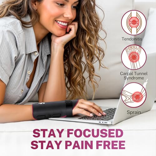 Wrist Brace for Carpal Tunnel Relief, Right Hand Support, Yoga Fabric, S-Splints, Lightweight & Breathable Wrist Support for Pain, Typing, Sleeping, Tendonitis, Injury Recovery (Right Hand, L)