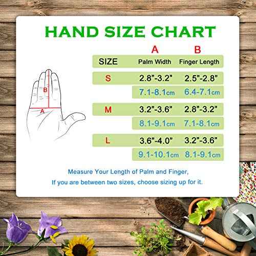 HLDD HANDLANDY Long Gardening Gloves, Pigskin Leather Thorn Proof Rose Pruning Glove for Men & Women, Breathable Work Gloves for Yard Work, Cactus, Bush, Blackberry, Great Gift for Gardener