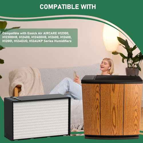 Carmerny 2 Pack 1045 Super Wick Humidifier Filter Replacement Compatible with Essick Air AIRCARE H12300, H12300HB, H12400, H12400HB, H12600, H12600, H12001, H12AEUO, H12AUKP Series Humidifiers