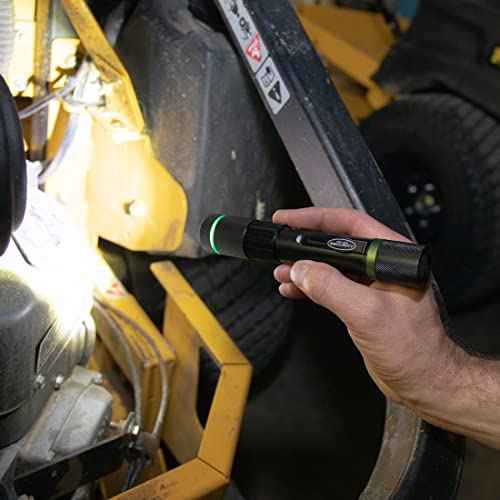 Police Security Dover 1000 Lumen Rechargeable Flashlight ? USB-C Charging Cable Included, Slide Focus, 6-Hour Runtime, Impact Resistant ? w/Belt Clip.