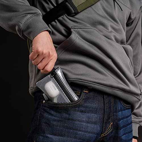 TACTICAL GEEK Storage A5 EDC Storage Pouch Set, Multi-Purpose Molle EDC Gadget Pouch, Multi-Functional Utility Small Tool Pocket,Luggage Organiser Divider Small Pouch Organizer for Daily Carry (White)