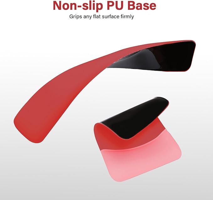 MOSISO Wrist Rest Support for Mouse Pad&Keyboard Set, Rectangular Ergonomic Mousepad Non-Slip Base Home/Office Pain Relief&Easy Typing Pad with Neoprene Cloth&Raised Silicone Lining, Red