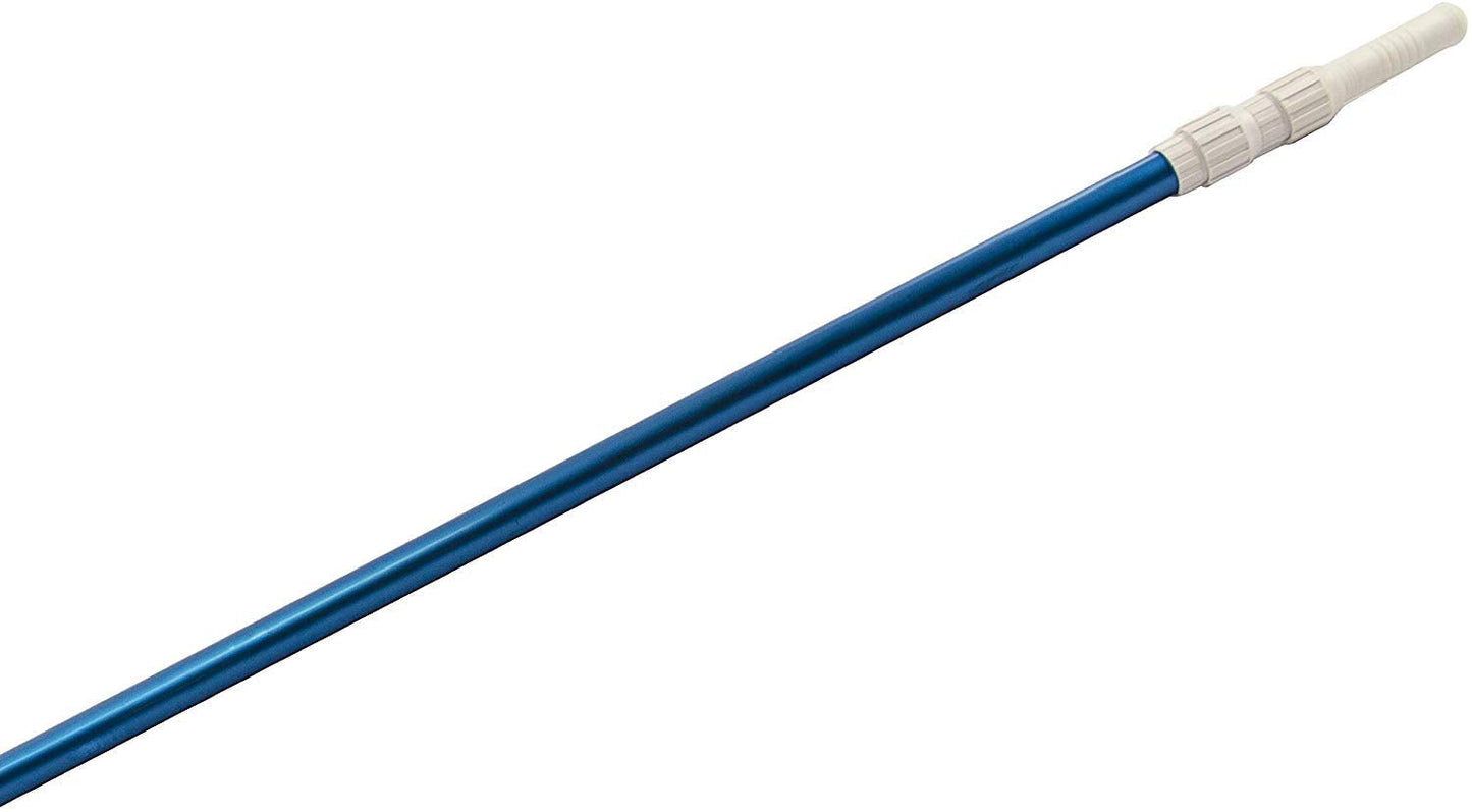 Aqua Select 2 ½ - 7 ½ Foot Telescoping Pool Vacuum Pole | Heavy Duty Aluminum Pole for Leaf Skimmers, Pool Brushes and Vacuum Heads | Expandable Swimming Pool Pole