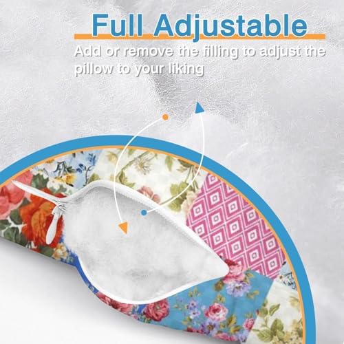 Ear Piercing Pillow for Side Sleepers Pillows with Holes for Ear Pain,Donut Pillow for Ear Side Sleeping Pillow for Adults CNH Ear Pain Relief Pressure Sores Ear Pillow with Hole in Center