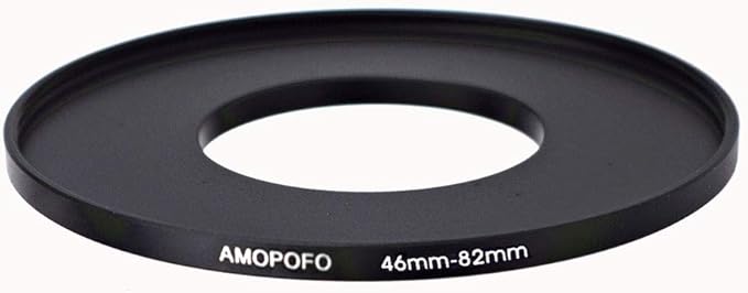 46mm Lens to 82mm Camera Filter Ring Compatible with for All Brands 46mm Lens and 82mm UV,ND,CPL Camera Filter Accessories