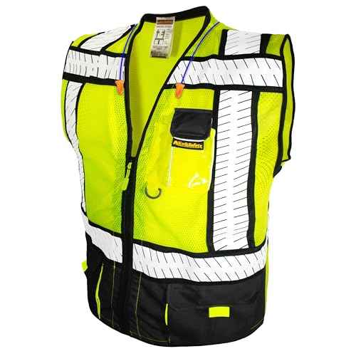 KwikSafety - SHERIFF & SPECIALIST Safety Vest [Multi-Use Pockets] Class 2 Reflective Vest ANSI OSHA Safety Vest for Men