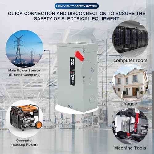 3P 60Amp 240V 3 Wire Heavy Duty Safety Switches£¬Ac Disconnect Switches Box£¬Quick Disconnect Safety Switch