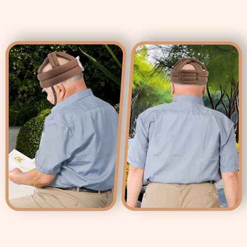Thick Soft Protective Helmet for Elderly Youth Adults,Head Protector for Adults Seniors from Falls Injuries,Elder Safety Breathable Products Hat Cap Protect Head,for Home Gardening Walking
